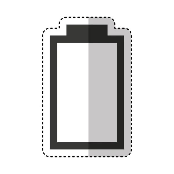 Símbolo de batería icono aislado — Vector de stock