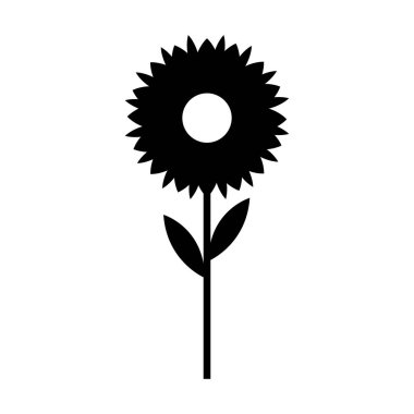 Sevimli çiçek bahçesi izole simgesi