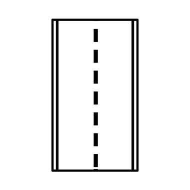 yol sokak izole simgesi