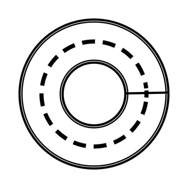 yol sokak izole simgesi