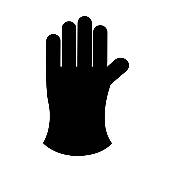 Handskar Trädgårdsskötsel isolerad ikon — Stock vektor
