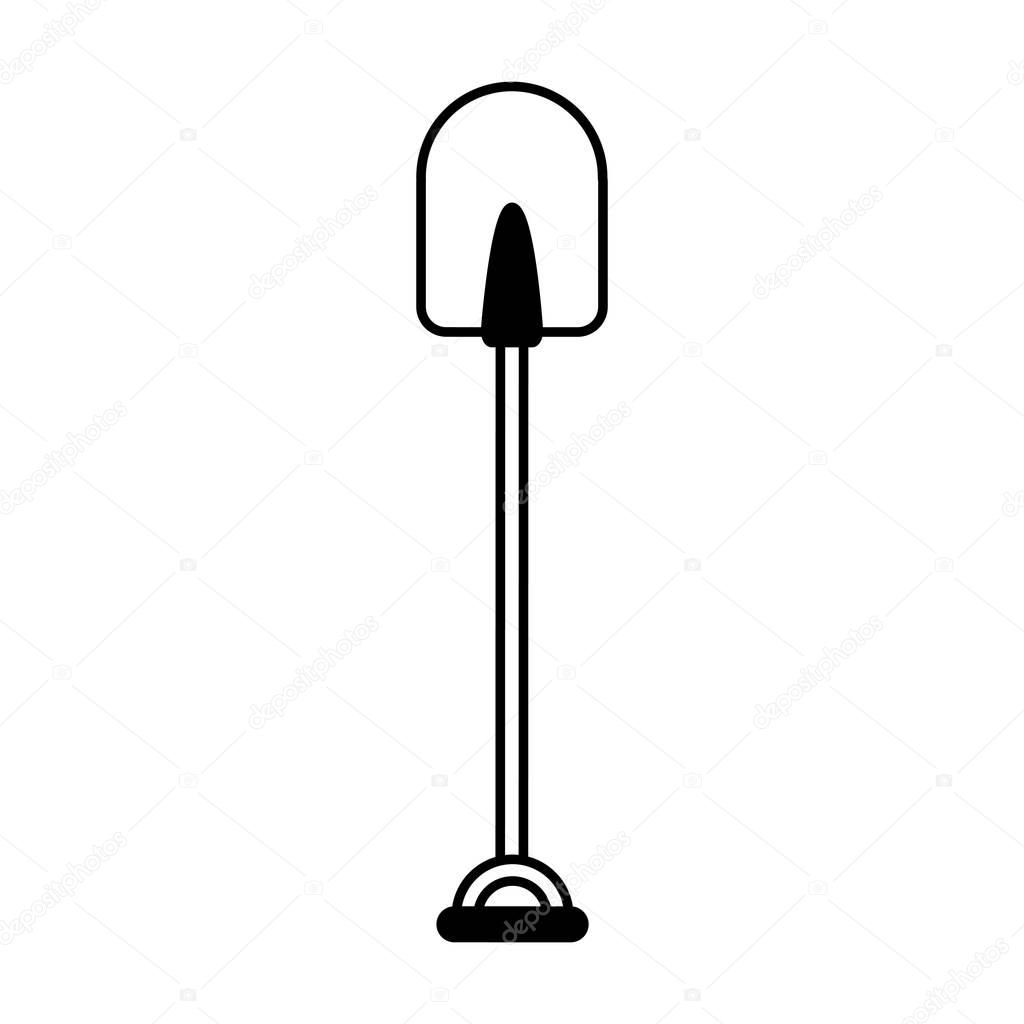 Shovel gardening tool icon