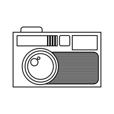Retro fotoğraf kamera simgesi