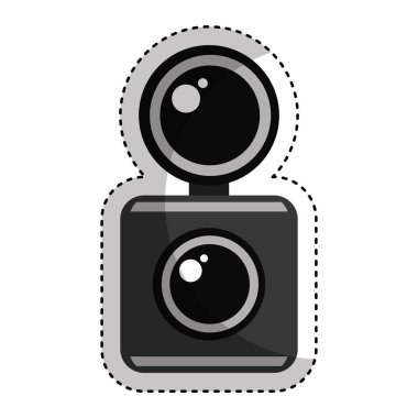 Retro fotoğraf kamera simgesi