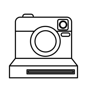 Retro fotoğraf kamera simgesi
