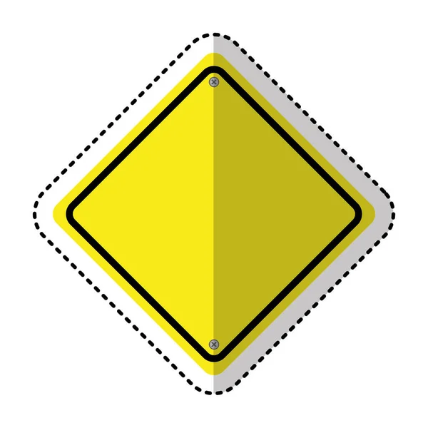 Icono de información de señal de tráfico — Vector de stock
