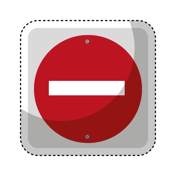 Trafik işareti bilgi simgesi — Stok Vektör