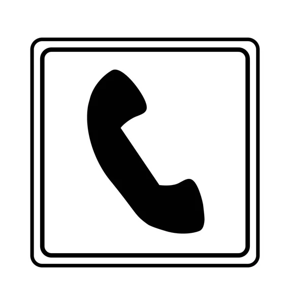 Telefonní služby dopravní signál — Stockový vektor