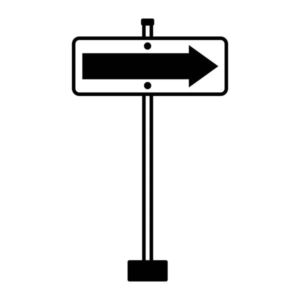 Ampelinformationen mit Pfeil-Symbol — Stockvektor