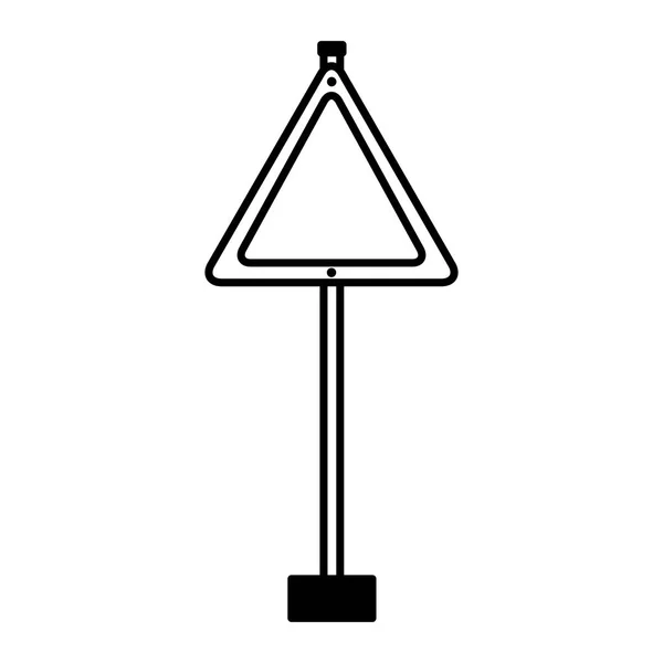 Verkehrszeichensymbol — Stockvektor