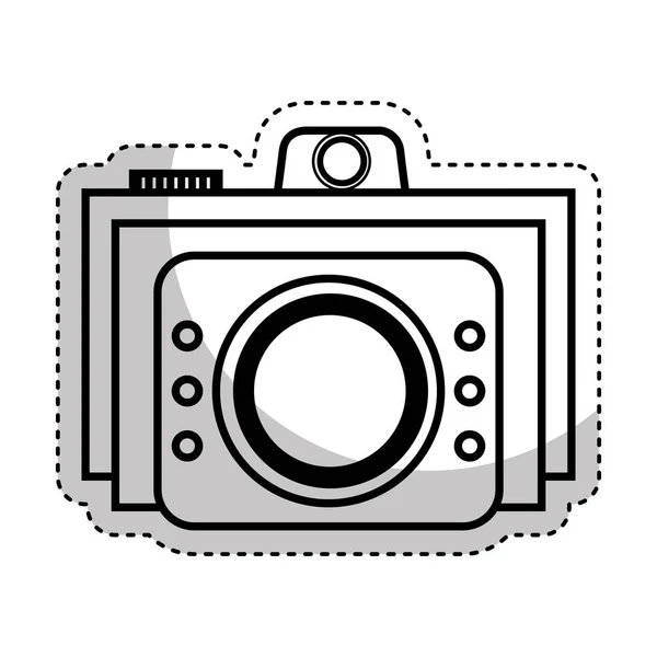 Icône de caméra photographique rétro — Image vectorielle