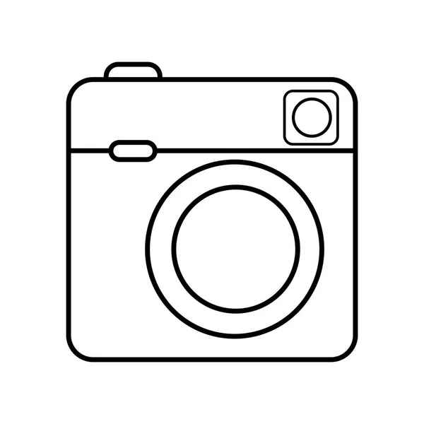 Icono de la cámara fotográfica retro — Vector de stock