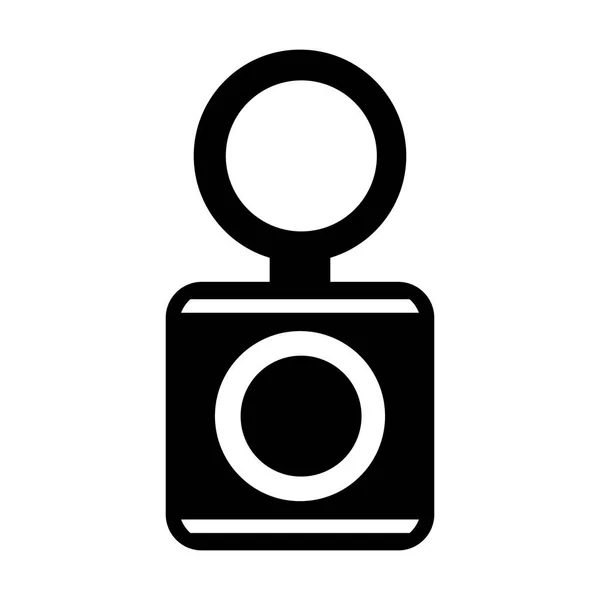 Retro photographic camera icon — стоковый вектор