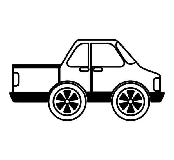 Icona del veicolo auto isolato — Vettoriale Stock
