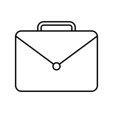 Portföy çanta izole simgesi