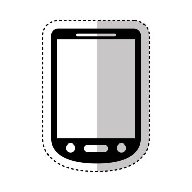 Smartphone teknoloji izole simgesi