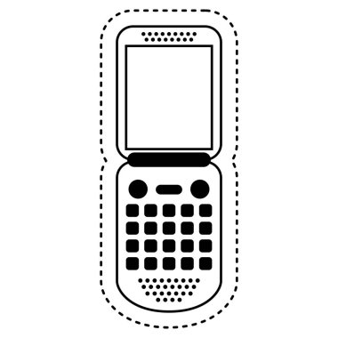 cep telefonu teknolojisi izole simgesi