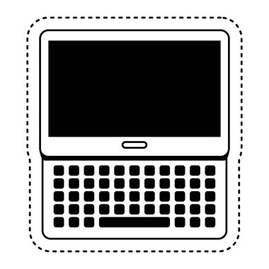 dizüstü bilgisayar izole kutsal kişilerin resmi