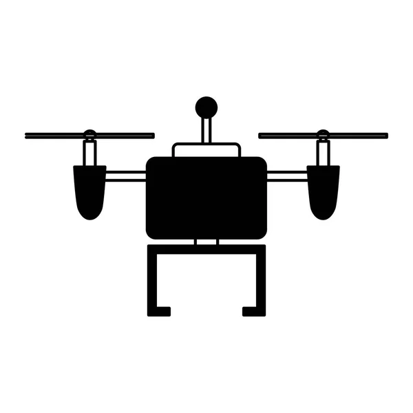 Drone technologie vliegende pictogram — Stockvector