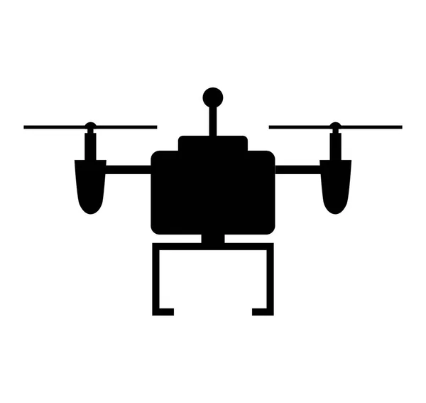 Tecnología de drones icono de vuelo — Vector de stock