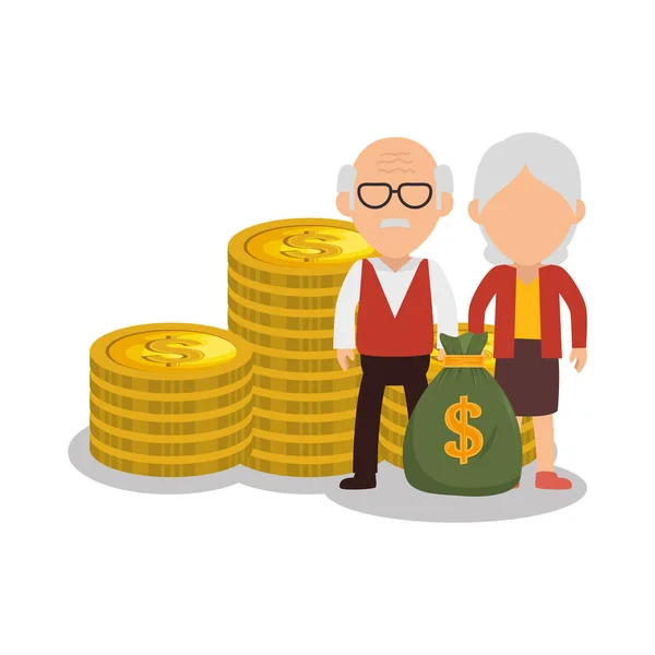 Crowdfunding savings concept icon — Stock Vector