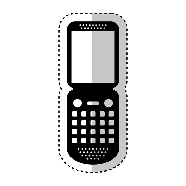 Tecnología de telefonía móvil icono aislado — Vector de stock