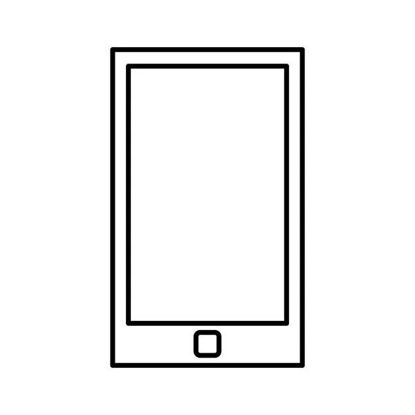Icona isolata tecnologia smartphone — Vettoriale Stock
