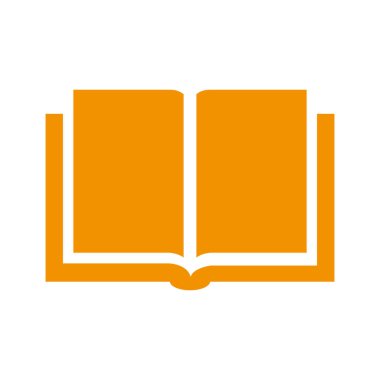 metin kitap izole simgesi