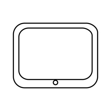 Tablet elektronik aygıt simgesi