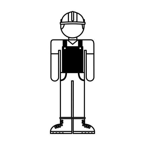 Constructor avatar carácter icono — Vector de stock