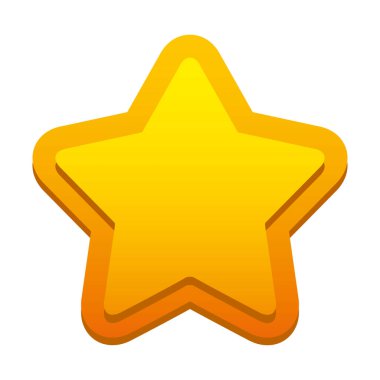 game star isolated icon clipart
