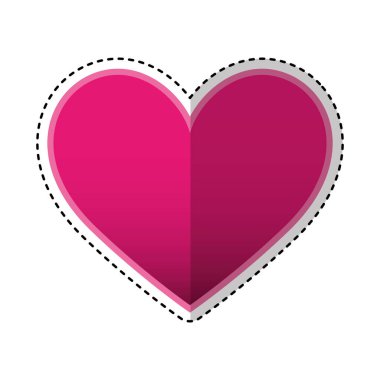 oyun kalp izole simgesi