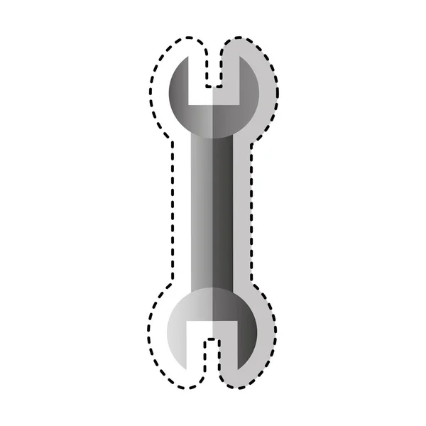 扳手工具孤立的图标 — 图库矢量图片