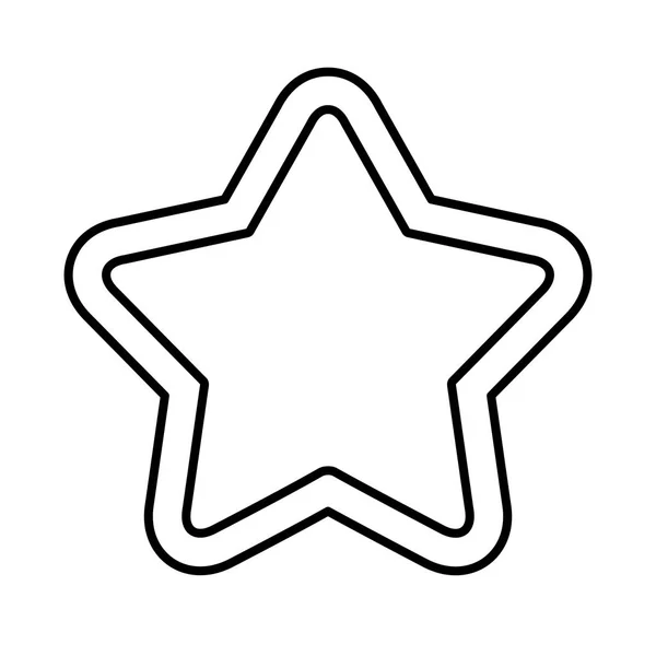 Juego estrella aislado icono — Vector de stock