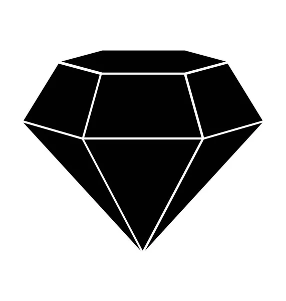 游戏钻石孤立的图标 — 图库矢量图片