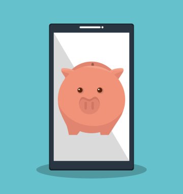 Mobil ödeme kavramı simgesi