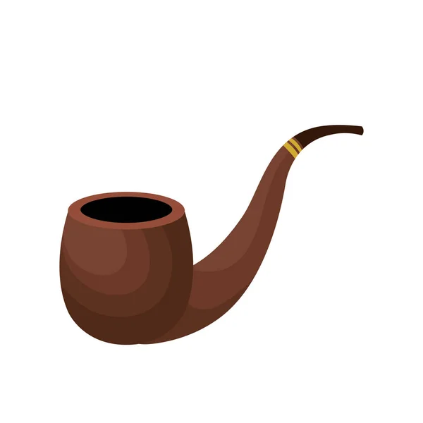 Elf Smoking pipe icon — Stock Vector