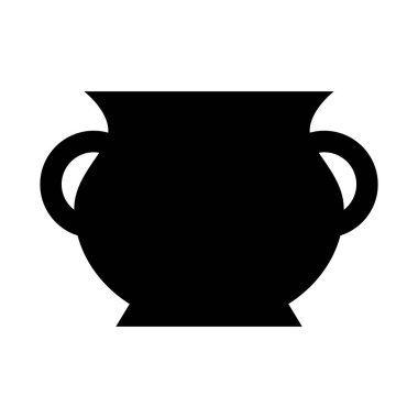 Hazine kavanoz izole simgesi