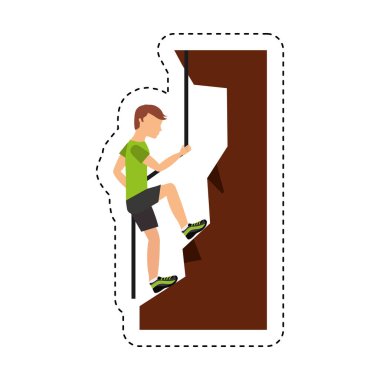 tırmanma ekstrem spor simgesi