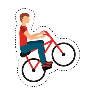 Bisiklet aşırı spor idolü