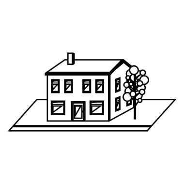 Dış hoş binanın simgesi