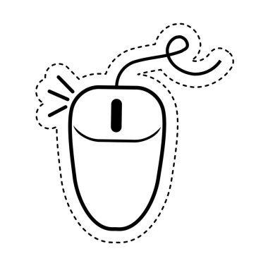 bilgisayar fare izole simgesi