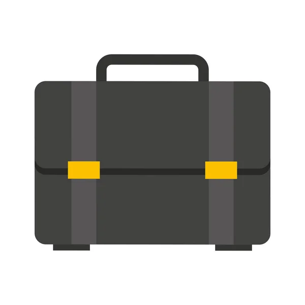 Portfólió táska elszigetelt ikon — Stock Vector