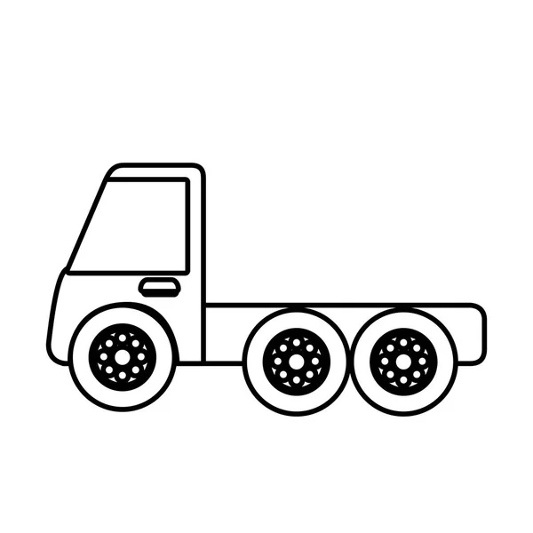 Ikona služby doručování kamionu — Stockový vektor