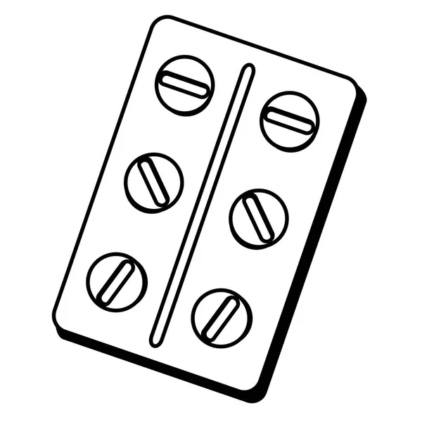 Medicamentos ícone isolado —  Vetores de Stock