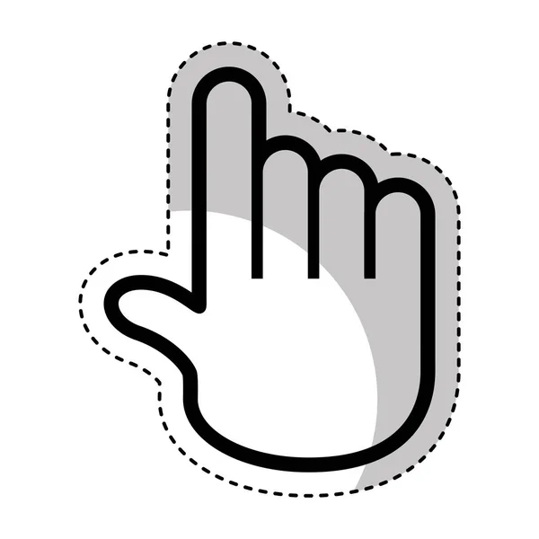 Handzeiger-Cursor-Symbol — Stockvektor