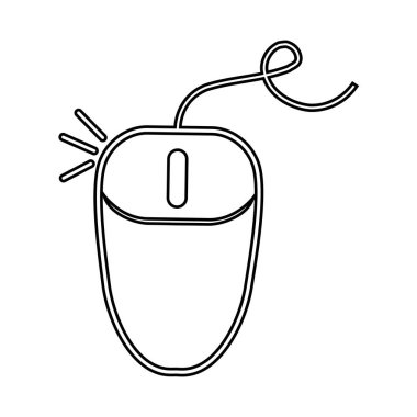 bilgisayar fare izole simgesi