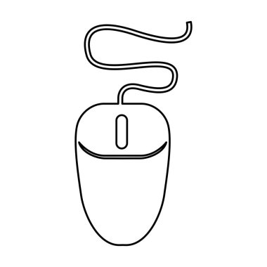 bilgisayar fare izole simgesi