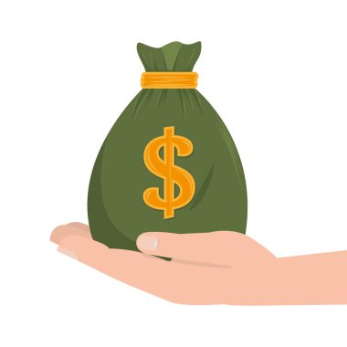 para çantası izole simgesi