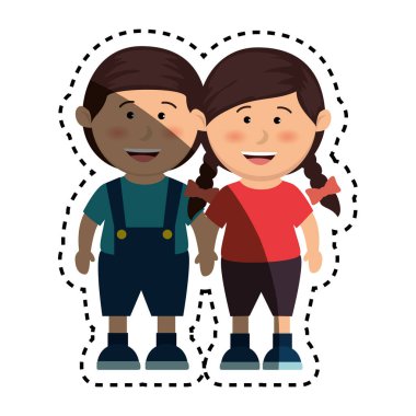 şirin çocuklar çift simgesi